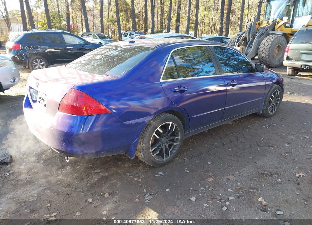 2007 HONDA ACCORD 3.0 EX VIN: 1HGCM66527A024121