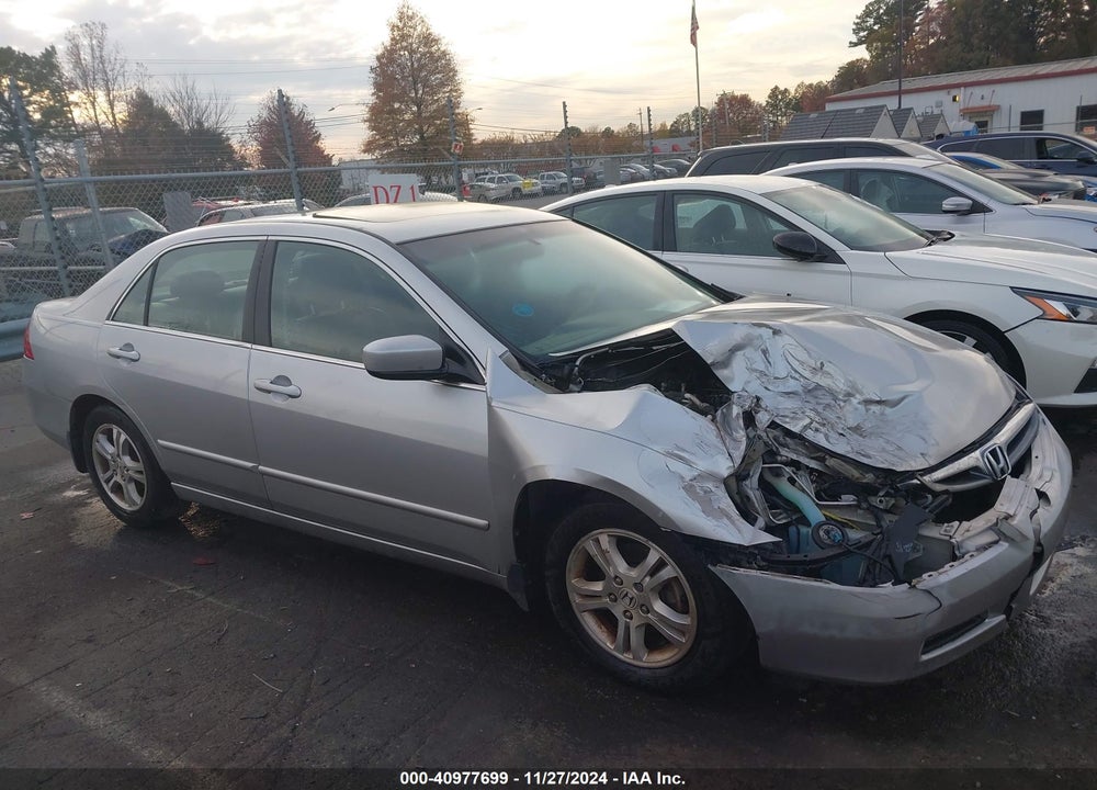 2007 HONDA ACCORD 2.4 EX VIN: 1HGCM56847A086897
