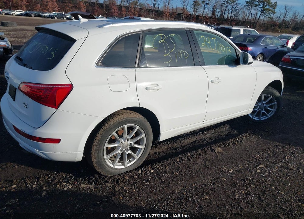 2012 AUDI Q5 2.0T PREMIUM VIN: WA1LFAFP2CA066371