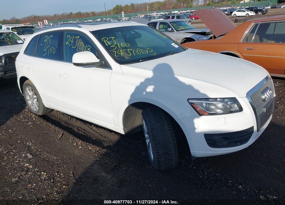 2012 AUDI Q5 2.0T PREMIUM VIN: WA1LFAFP2CA066371