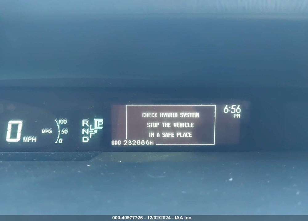 2012 TOYOTA PRIUS TWO VIN: JTDKN3DUXC1563631