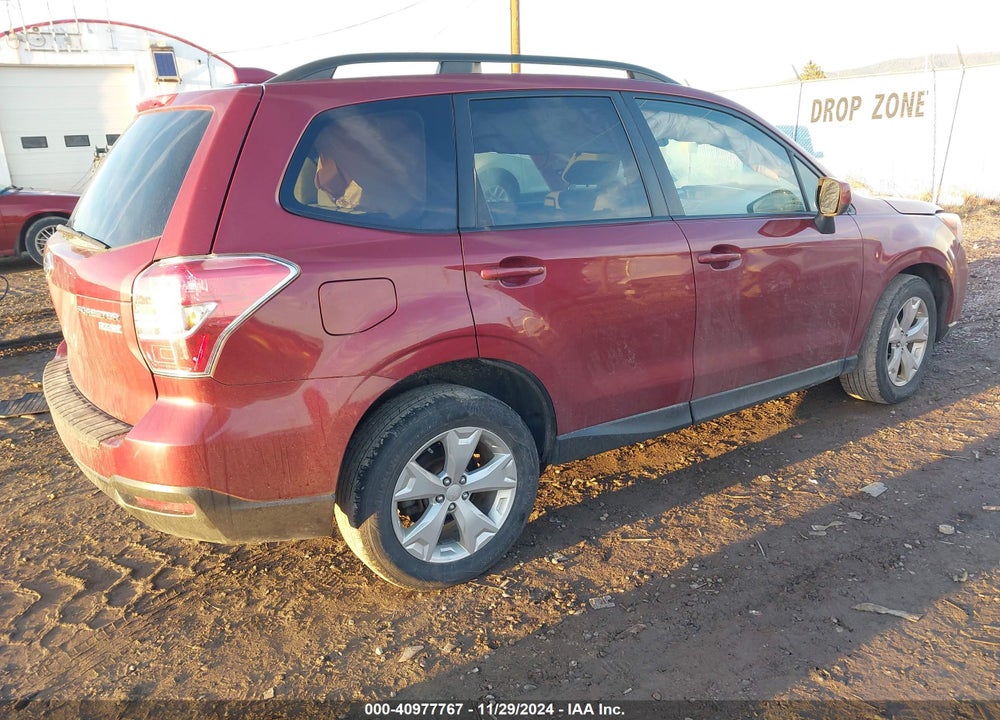 2016 SUBARU FORESTER 2.5I PREMIUM VIN: JF2SJADC7GH407181