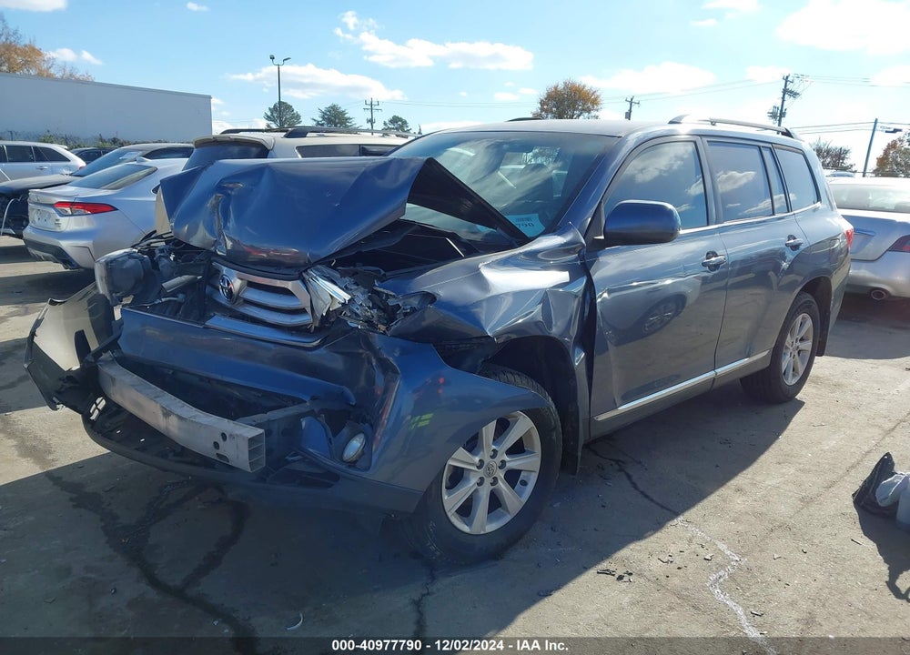 2012 TOYOTA HIGHLANDER SE VIN: 5TDZA3EH1CS018741