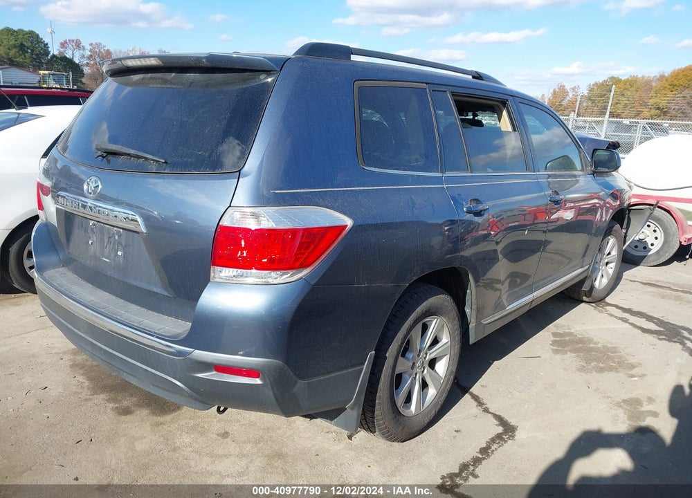 2012 TOYOTA HIGHLANDER SE VIN: 5TDZA3EH1CS018741