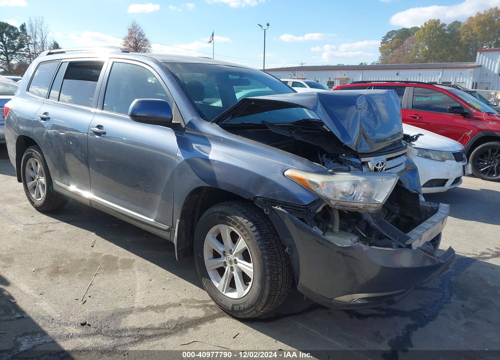 2012 TOYOTA HIGHLANDER SE VIN: 5TDZA3EH1CS018741
