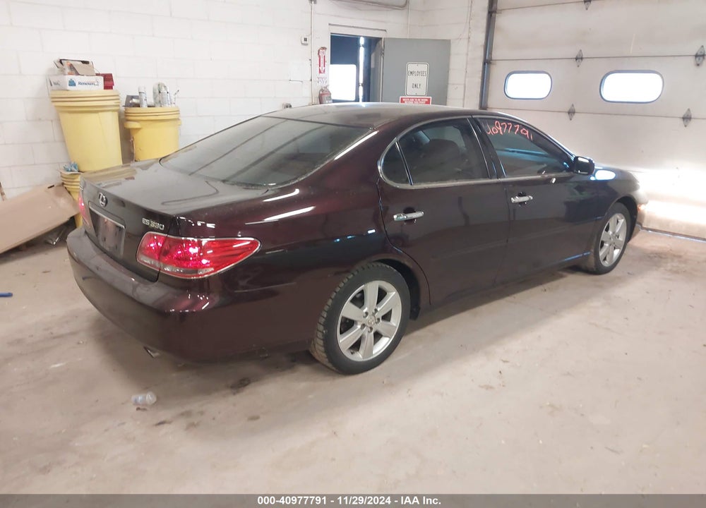 2005 LEXUS ES 330 VIN: JTHBA30G255102767