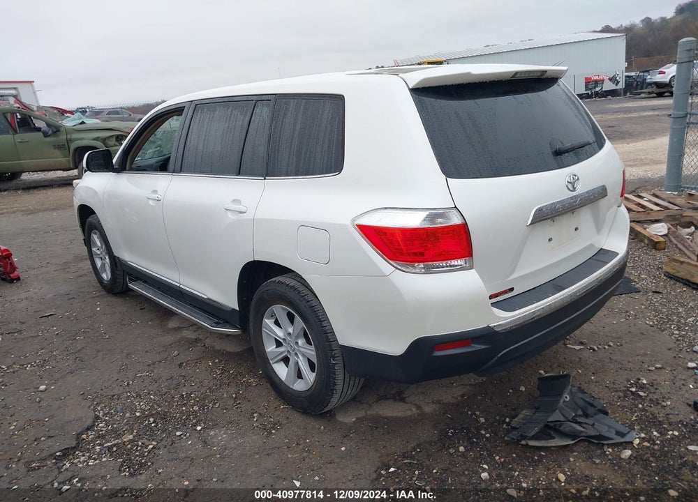 2013 TOYOTA HIGHLANDER VIN: 5TDZA3EH8DS037594