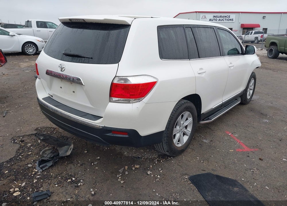 2013 TOYOTA HIGHLANDER VIN: 5TDZA3EH8DS037594