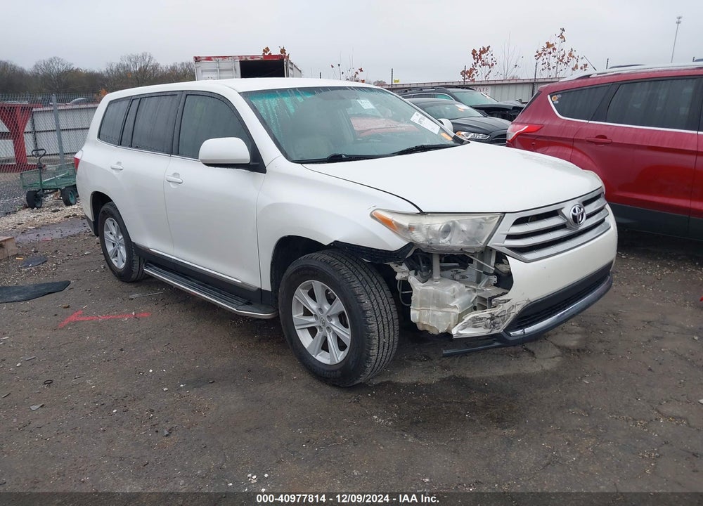2013 TOYOTA HIGHLANDER VIN: 5TDZA3EH8DS037594