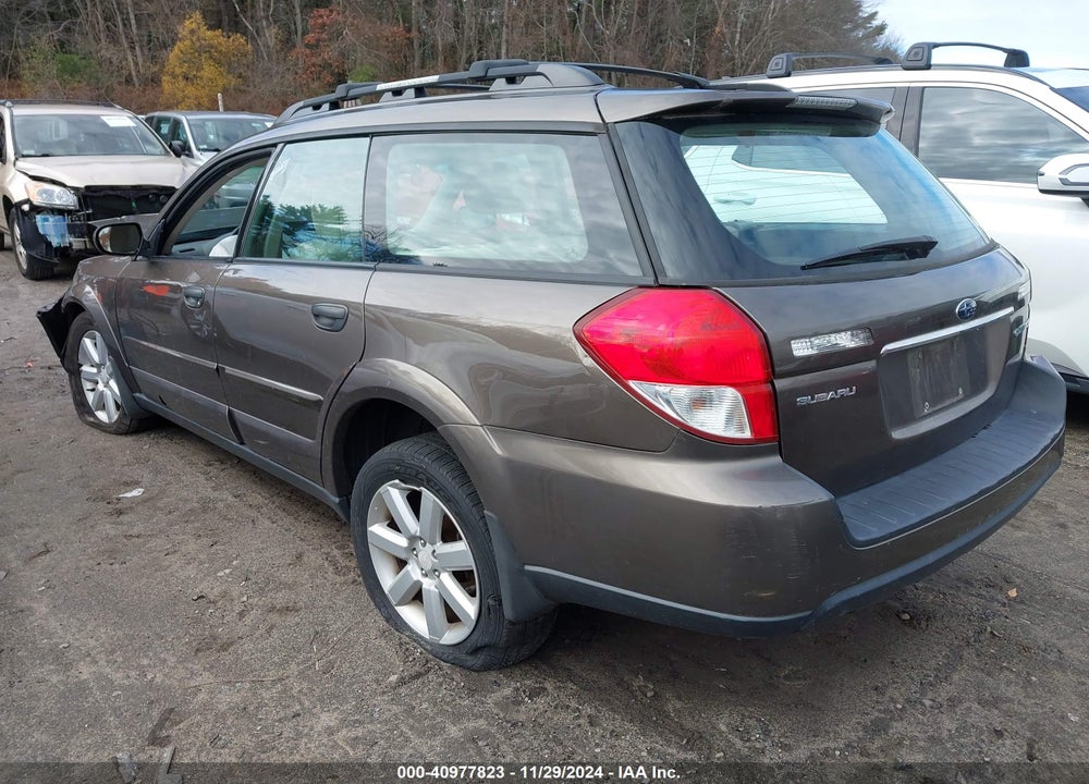 2009 SUBARU OUTBACK 2.5I VIN: 4S4BP61C797346188
