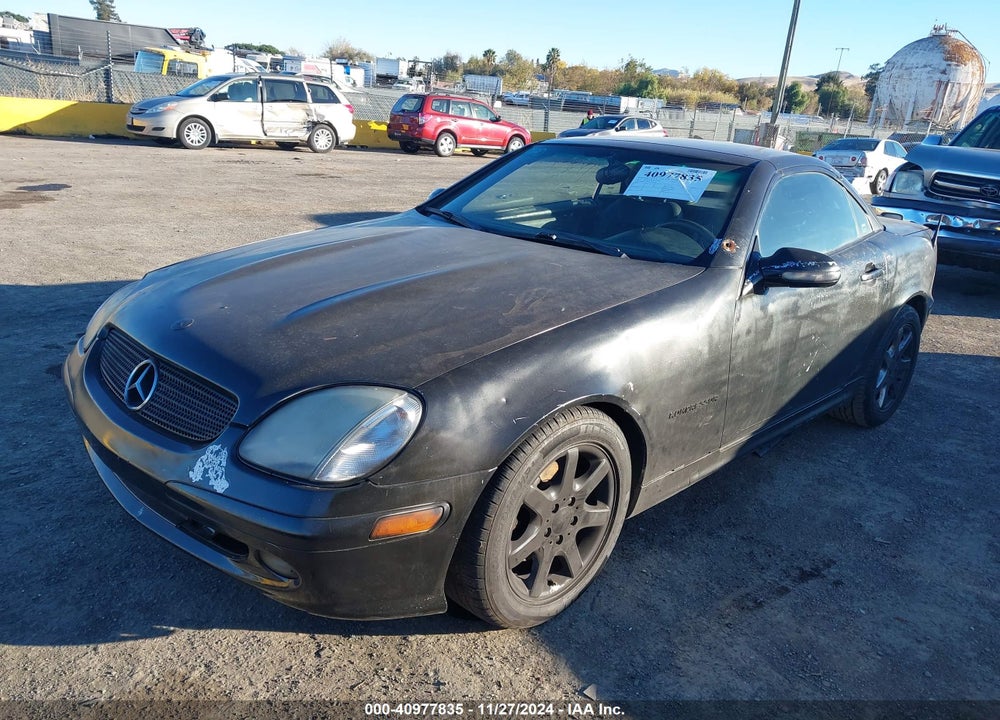 2001 MERCEDES-BENZ SLK 230 KOMPRESSOR VIN: WDBKK49F31F207867