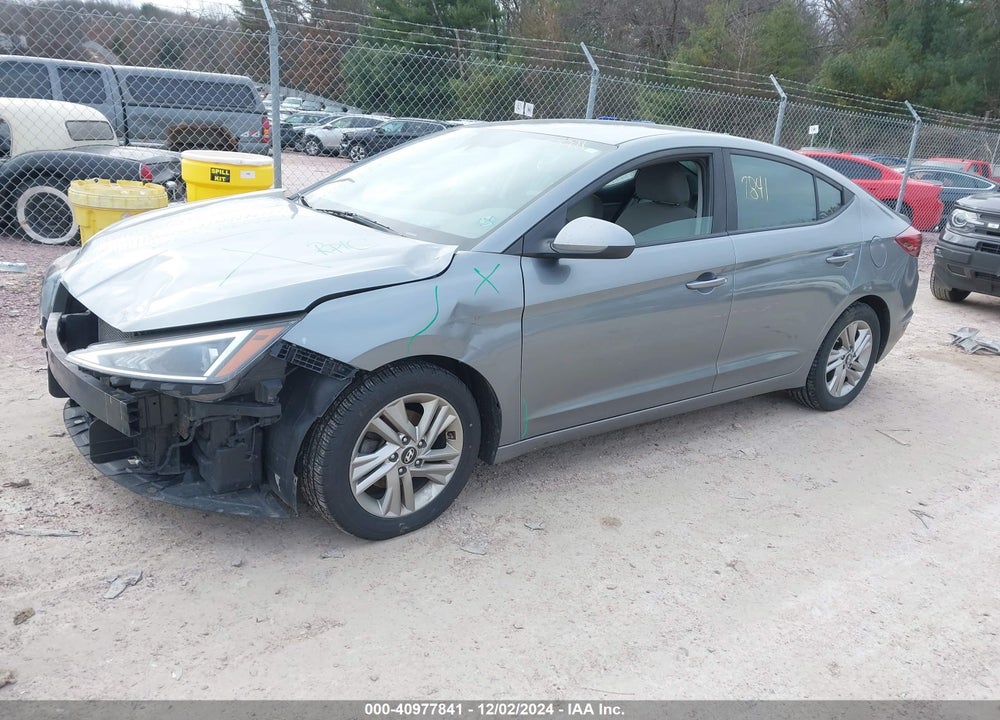 2019 HYUNDAI ELANTRA SEL VIN: KMHD84LF1KU770197