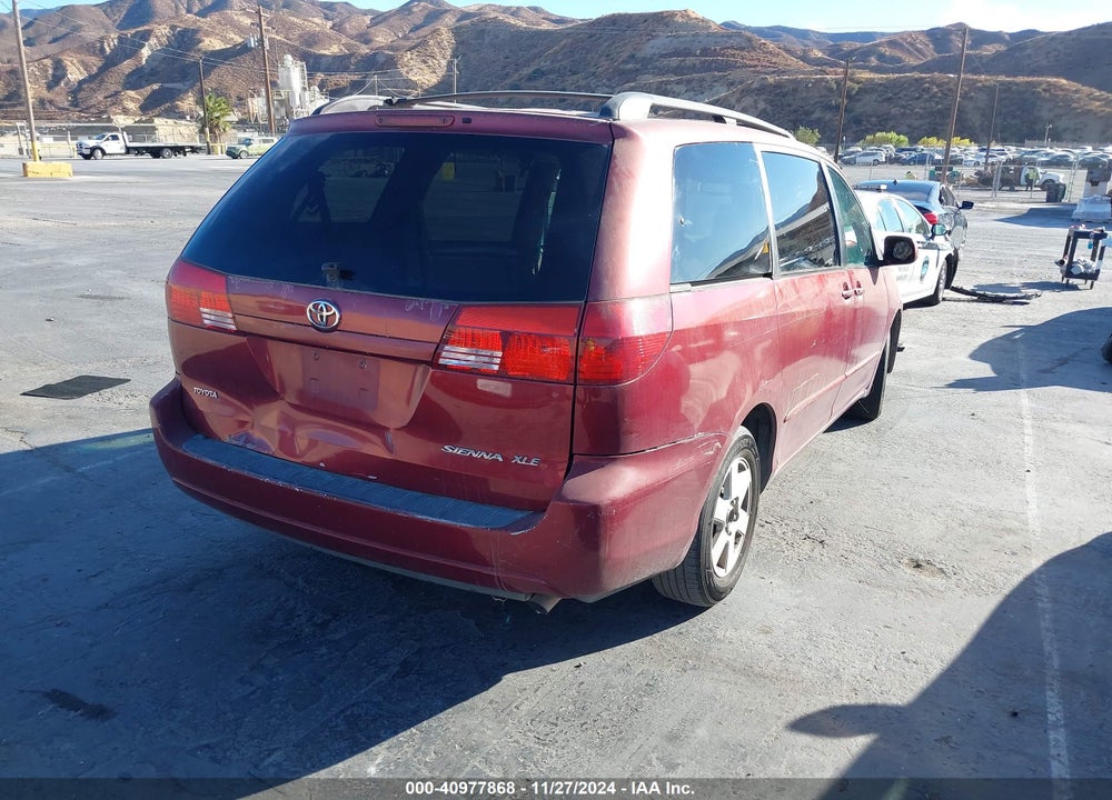 2004 TOYOTA SIENNA XLE VIN: 5TDZA22C94S124522