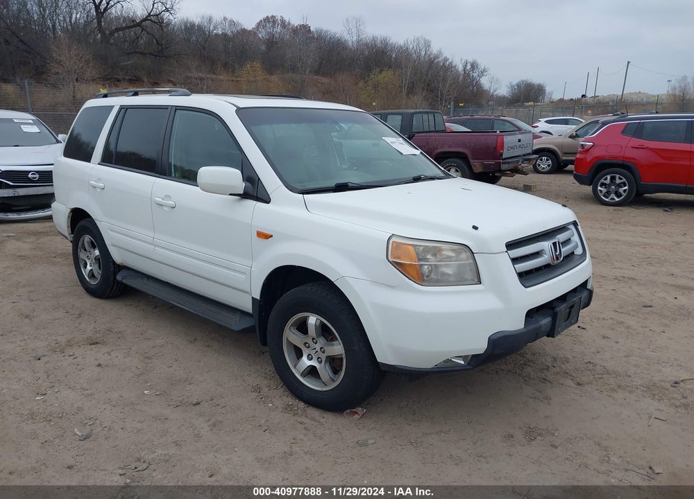 2008 HONDA PILOT EX-L VIN: 5FNYF18708B030217