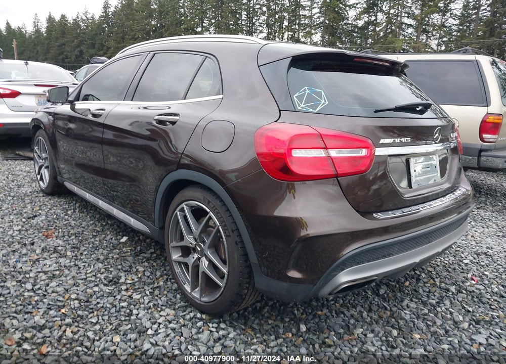 2016 MERCEDES-BENZ AMG GLA 45 4MATIC VIN: WDDTG5CB8GJ197321