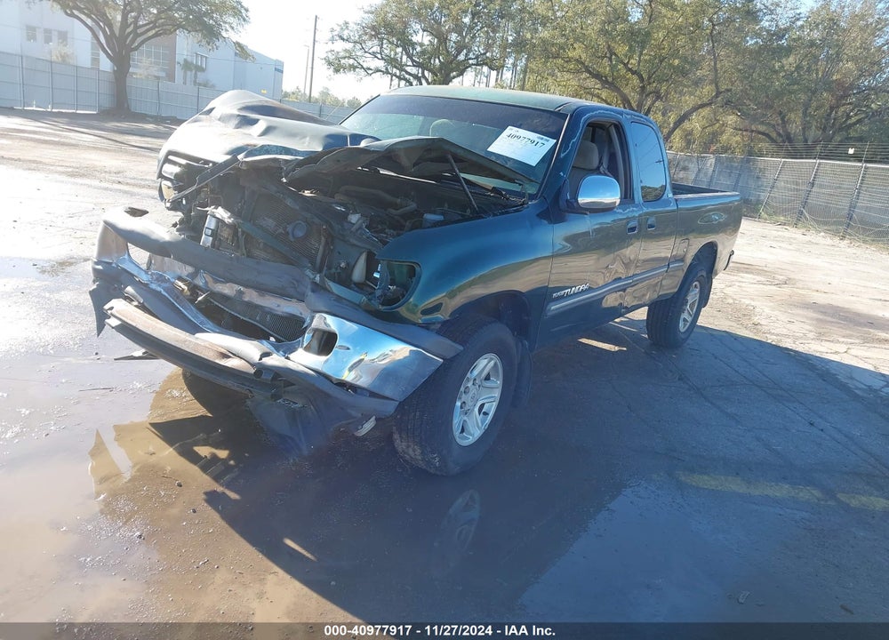 2001 TOYOTA TUNDRA SR5 V8 VIN: 5TBRT34181S162887
