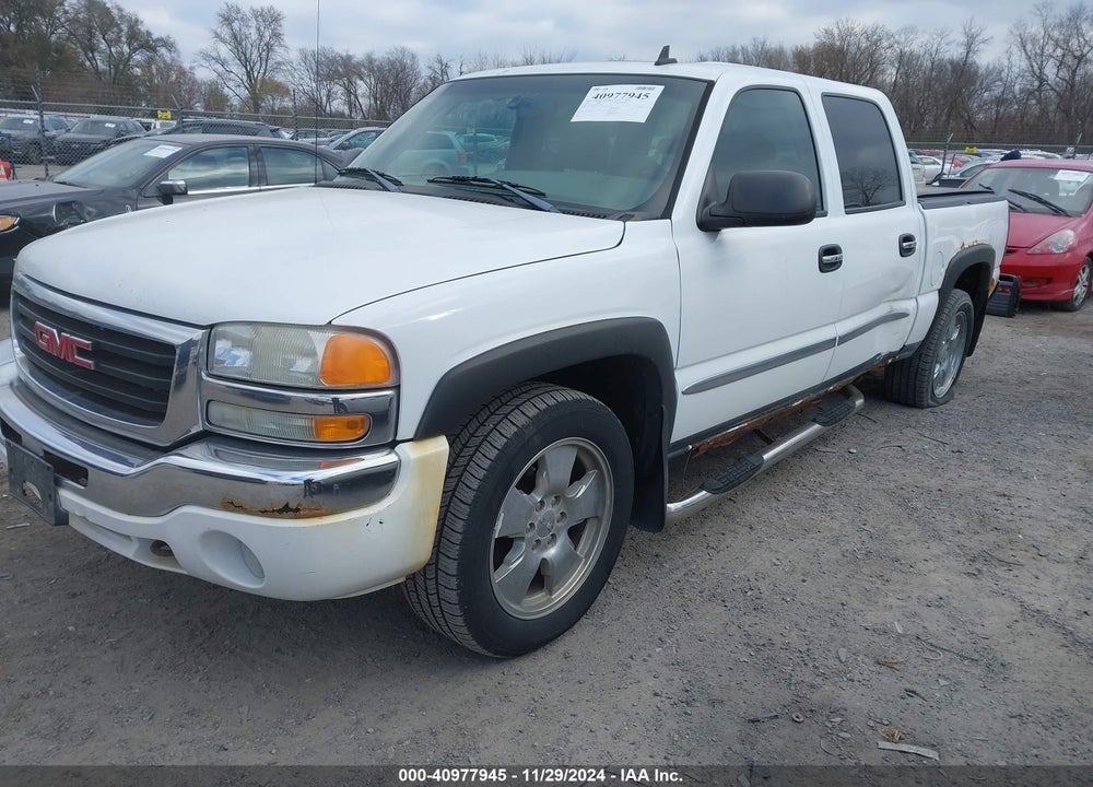 2006 GMC SIERRA 1500 SLT VIN: 2GTEK13T561238838
