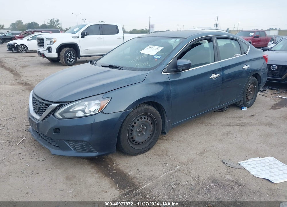 2016 NISSAN SENTRA SV VIN: 3N1AB7APXGY338494