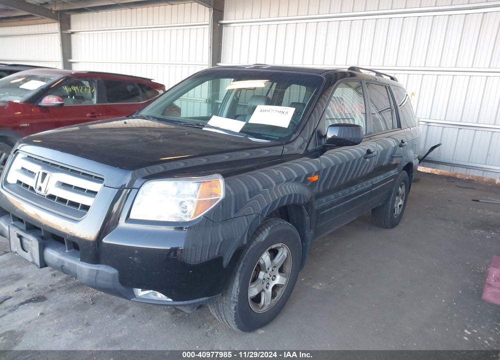 2008 HONDA PILOT EX-L VIN: 5FNYF18758B038880