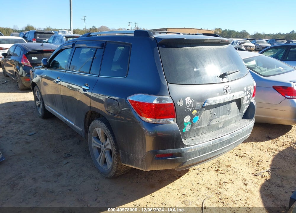 2011 TOYOTA HIGHLANDER LIMITED V6 VIN: 5TDDK3EH6BS091593