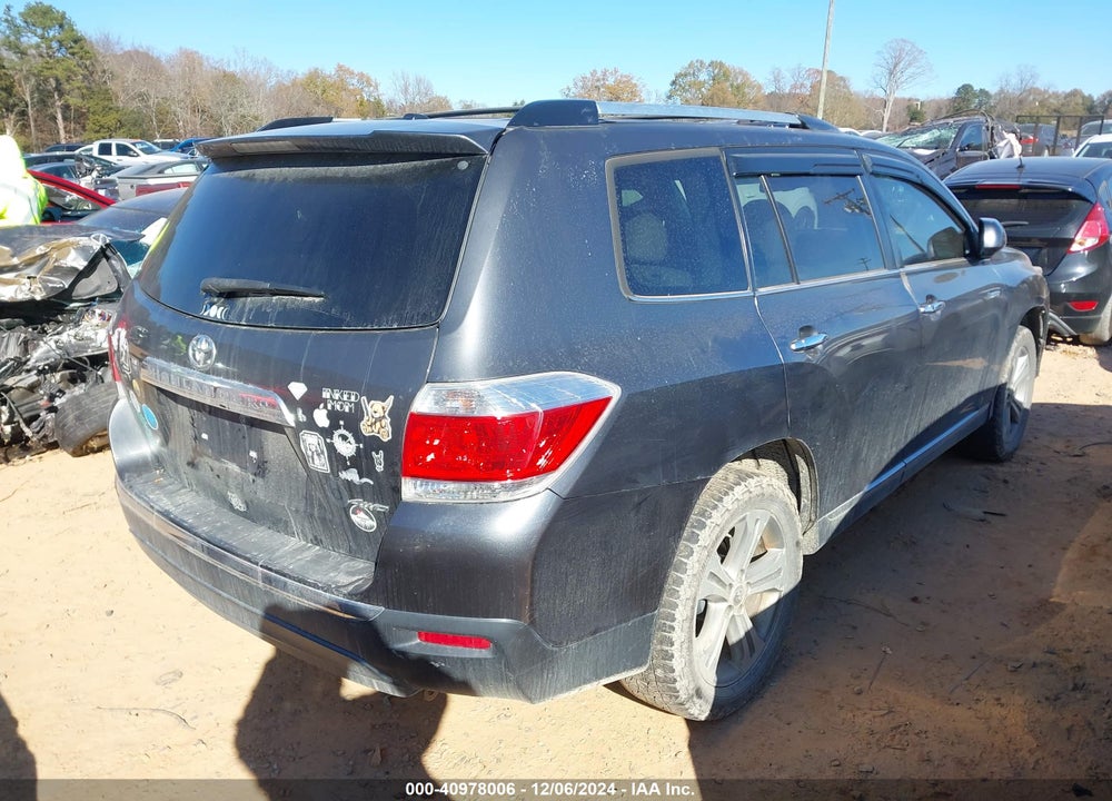 2011 TOYOTA HIGHLANDER LIMITED V6 VIN: 5TDDK3EH6BS091593