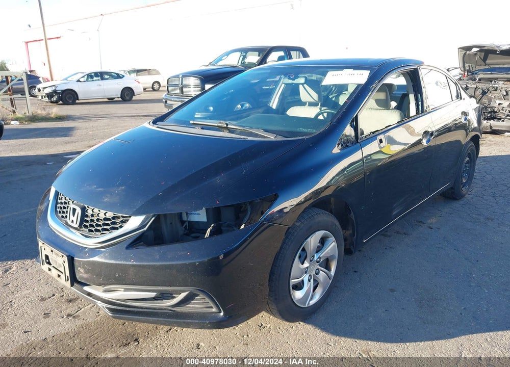 2014 HONDA CIVIC LX VIN: 19XFB2F59EE217693