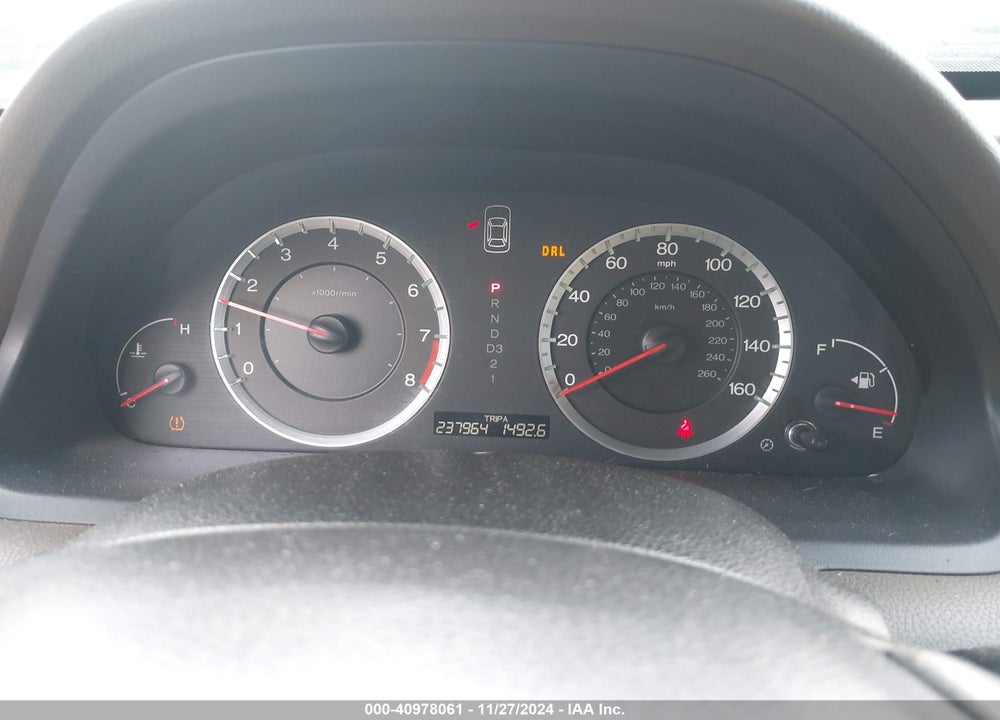 2009 HONDA ACCORD 2.4 EX-L VIN: 1HGCP26879A086515
