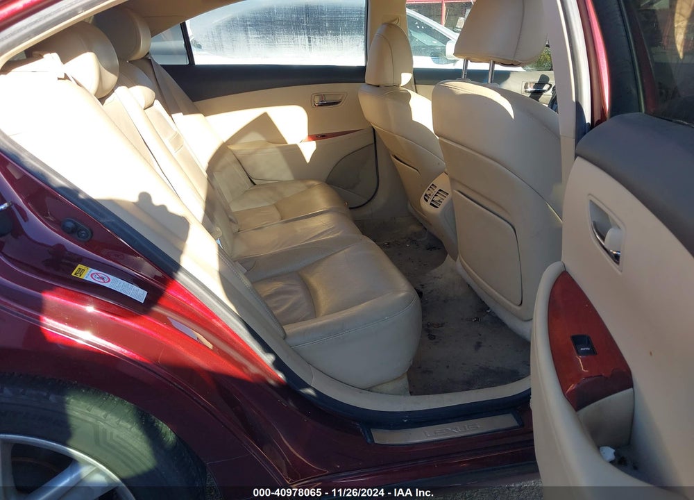 2008 LEXUS ES 350 VIN: JTHBJ46G982254144