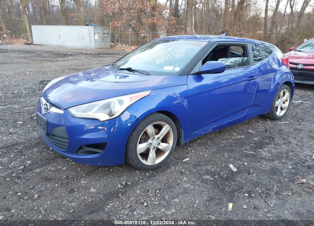 2013 HYUNDAI VELOSTER BASE W/BLACK VIN: KMHTC6AD7DU167037
