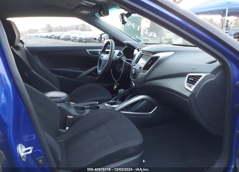 2013 HYUNDAI VELOSTER BASE W/BLACK VIN: KMHTC6AD7DU167037