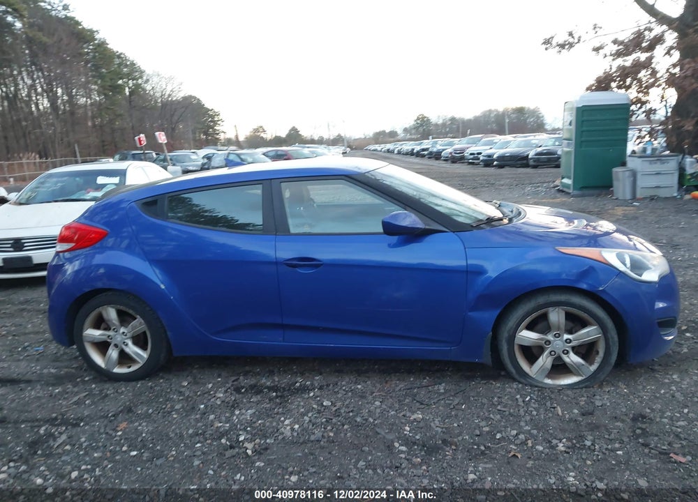 2013 HYUNDAI VELOSTER BASE W/BLACK VIN: KMHTC6AD7DU167037