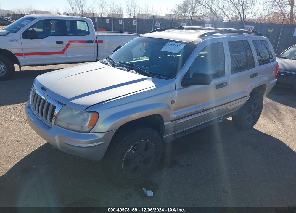 2004 JEEP GRAND CHEROKEE OVERLAND VIN: 1J8GW68J54C402154