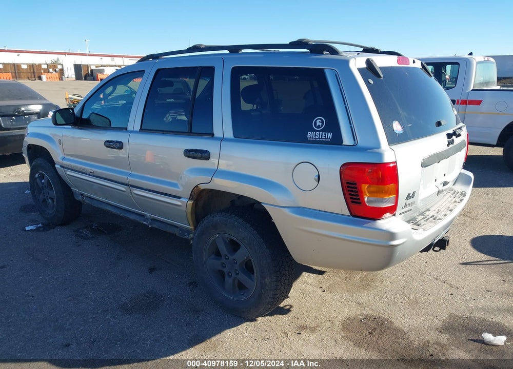 2004 JEEP GRAND CHEROKEE OVERLAND VIN: 1J8GW68J54C402154