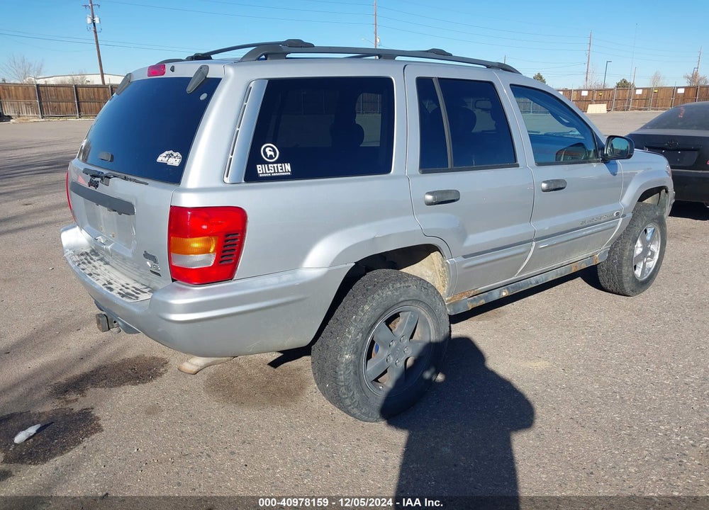 2004 JEEP GRAND CHEROKEE OVERLAND VIN: 1J8GW68J54C402154