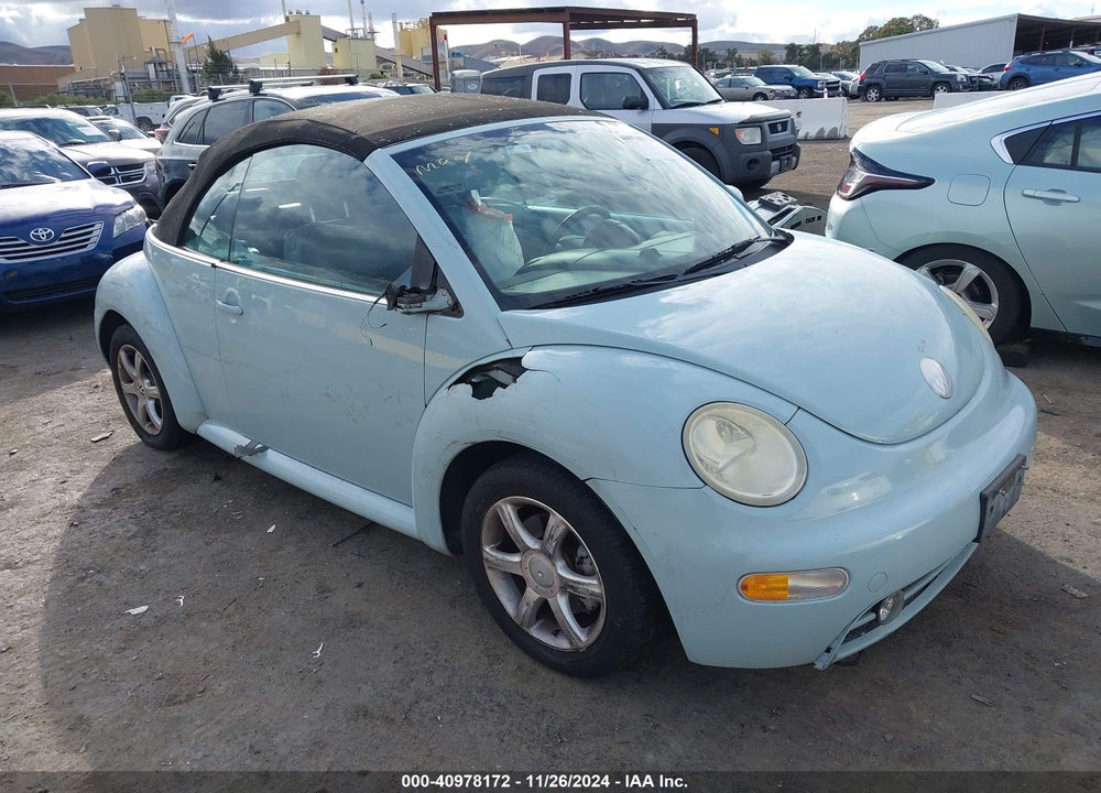 2005 VOLKSWAGEN NEW BEETLE GLS 1.8T VIN: 3VWCD31Y35M306117