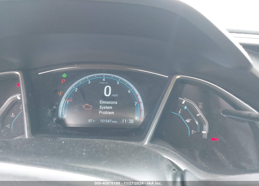 2016 HONDA CIVIC EX-L VIN: 2HGFC1F75GH634617