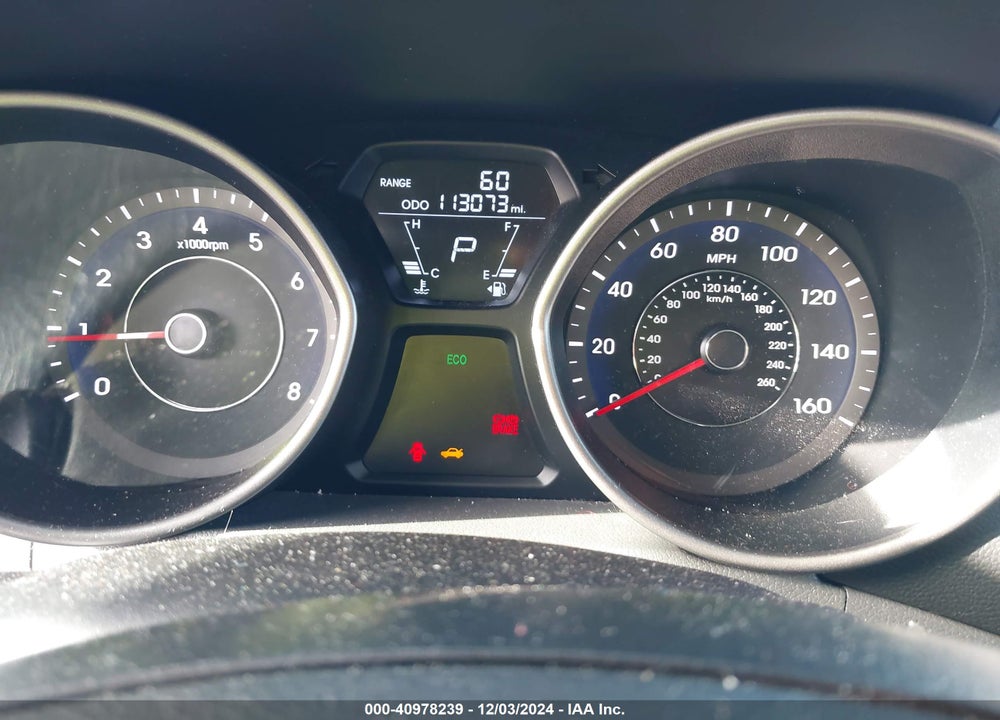2013 HYUNDAI ELANTRA GLS VIN: 5NPDH4AE1DH363315
