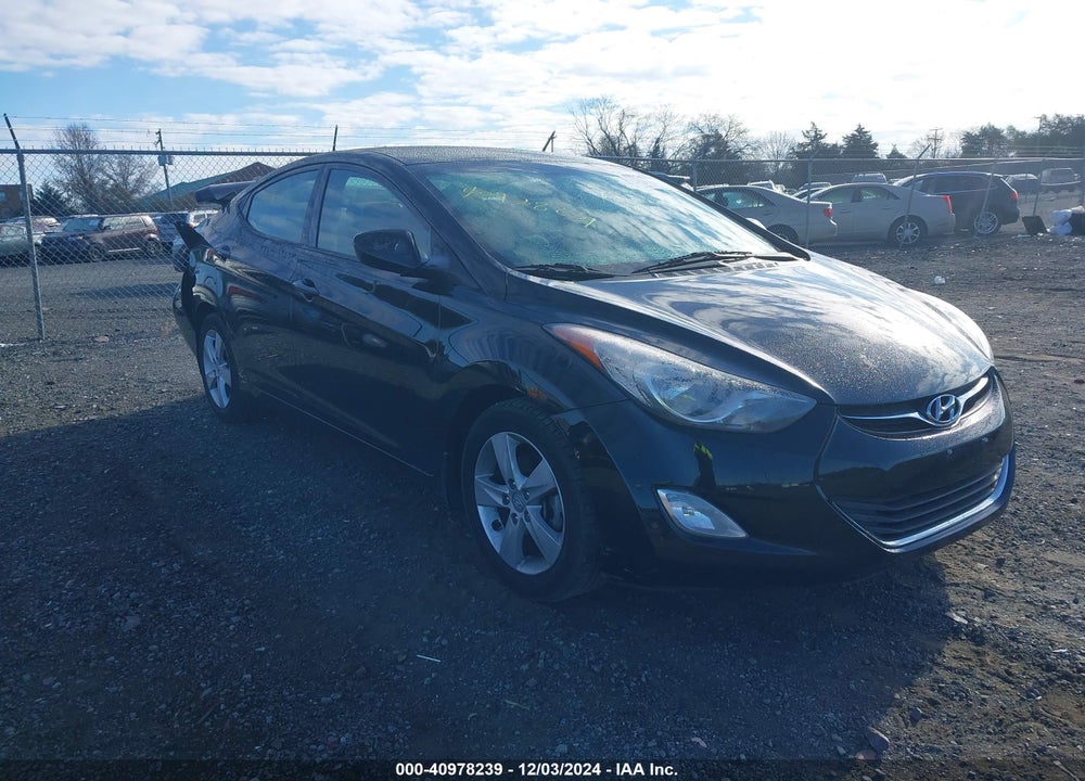2013 HYUNDAI ELANTRA GLS VIN: 5NPDH4AE1DH363315