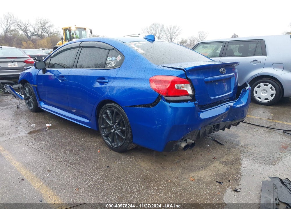 2018 SUBARU WRX PREMIUM VIN: JF1VA1C61J9808627