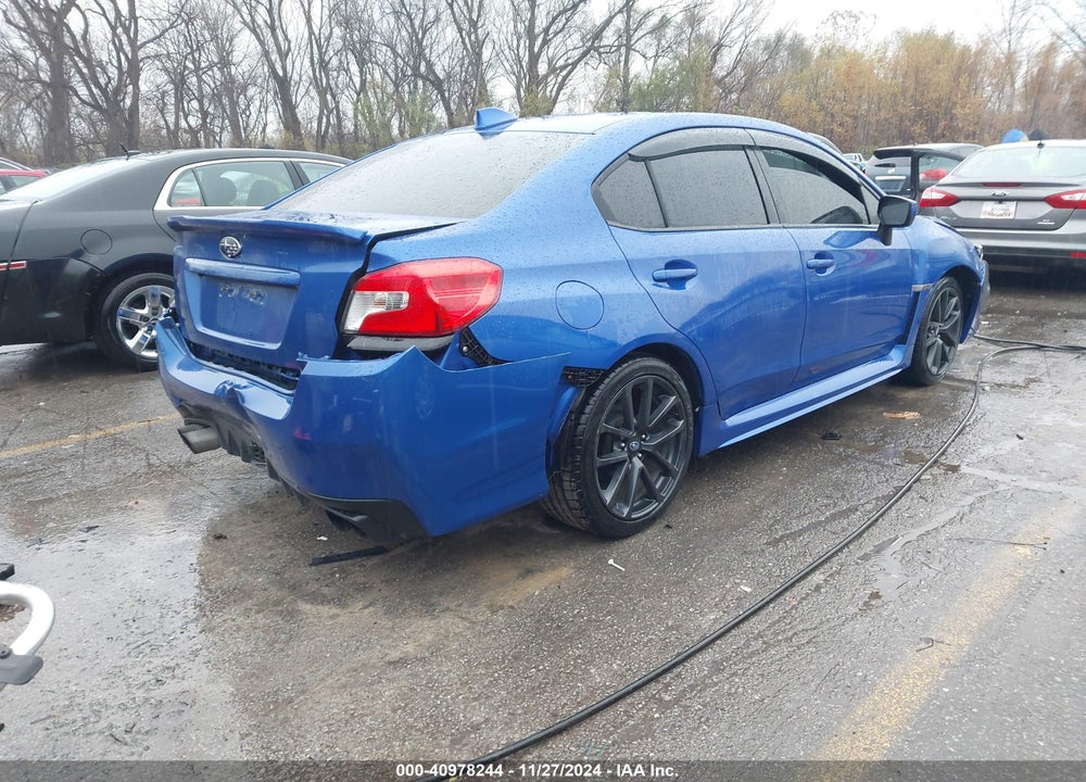2018 SUBARU WRX PREMIUM VIN: JF1VA1C61J9808627
