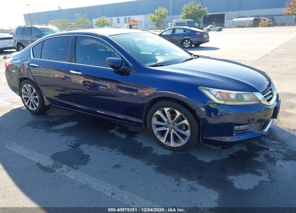 2013 HONDA ACCORD SPORT VIN: 1HGCR2F55DA037063