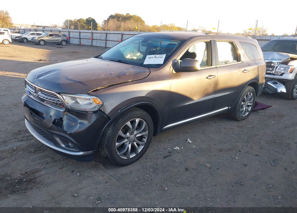 2017 DODGE DURANGO SXT RWD VIN: 1C4RDHAG9HC766177