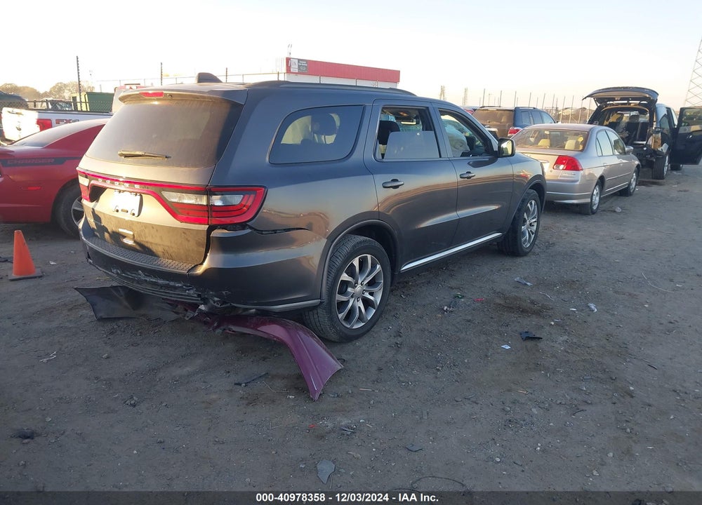 2017 DODGE DURANGO SXT RWD VIN: 1C4RDHAG9HC766177
