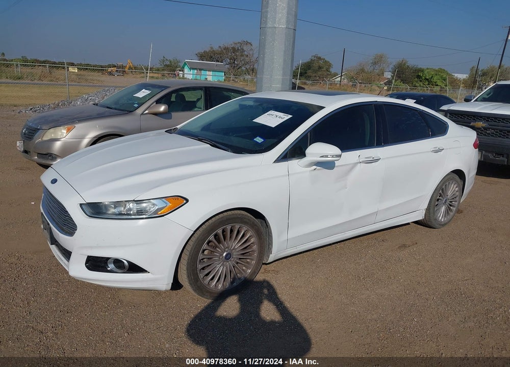 2014 FORD FUSION TITANIUM VIN: 3FA6P0K90ER358469