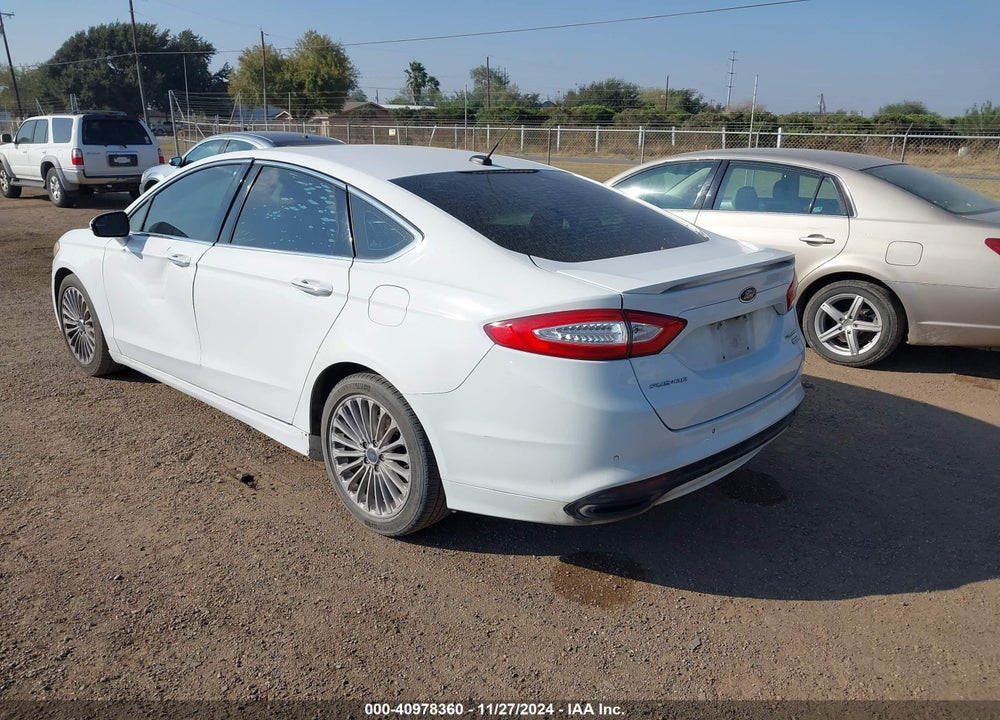 2014 FORD FUSION TITANIUM VIN: 3FA6P0K90ER358469