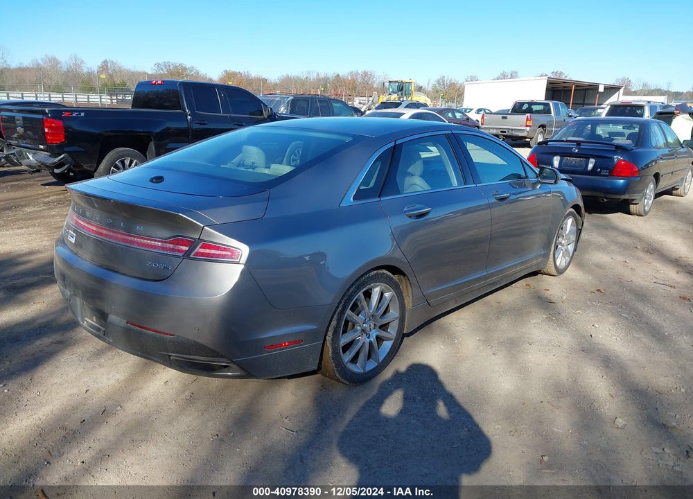 2016 LINCOLN MKZ VIN: 3LN6L2J99GR620863