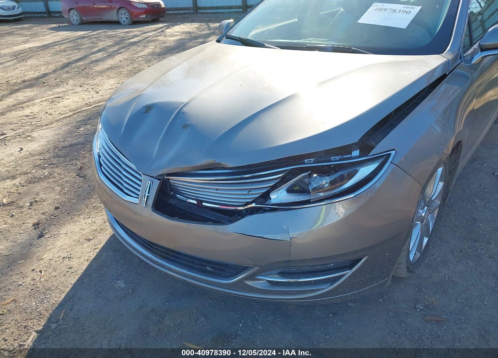 2016 LINCOLN MKZ VIN: 3LN6L2J99GR620863