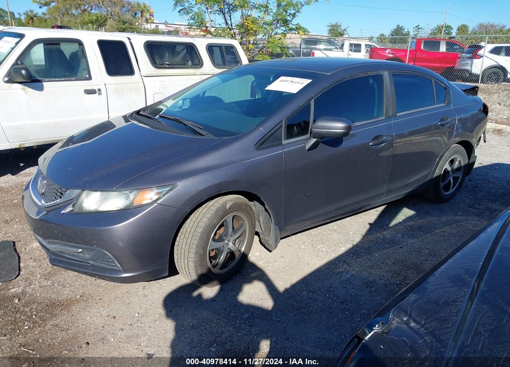 2015 HONDA CIVIC SE VIN: 19XFB2F73FE036172