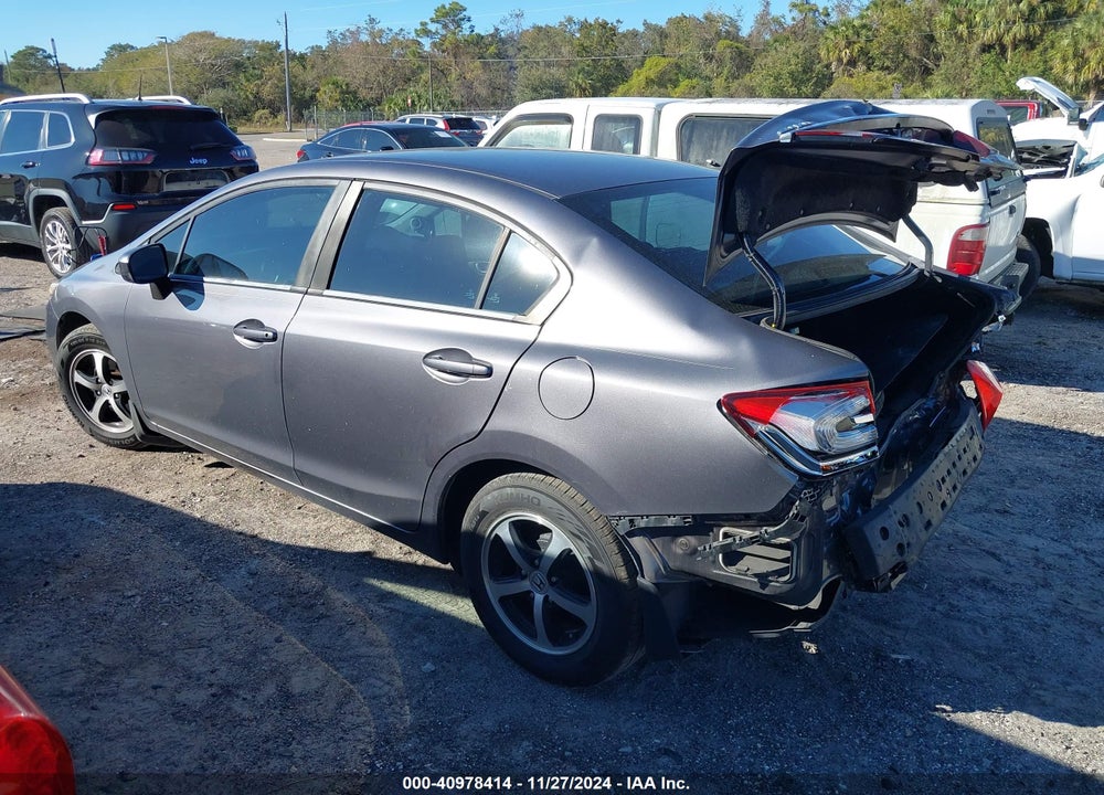 2015 HONDA CIVIC SE VIN: 19XFB2F73FE036172