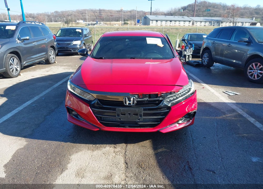 2021 HONDA ACCORD VIN: 1HGCV1F31MA082134